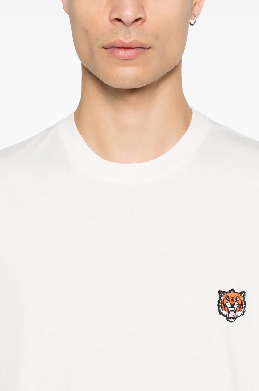 KENZO SS25 Happy Tiger T-Shirt - 100% Cotton for Men - Elevate